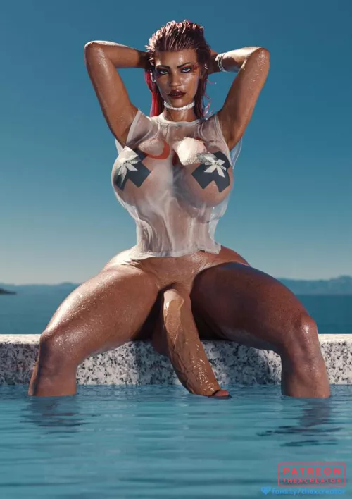 Futa Loba Poolside (The X Creator) 