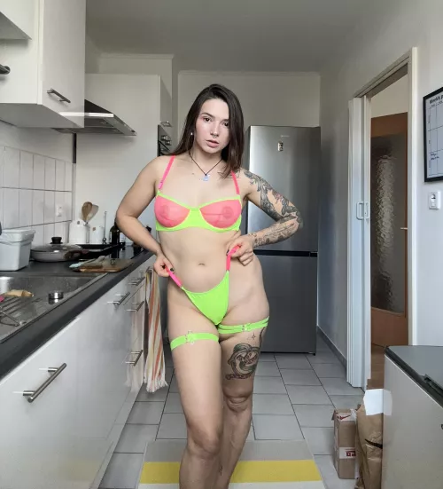 I love lingerie see through