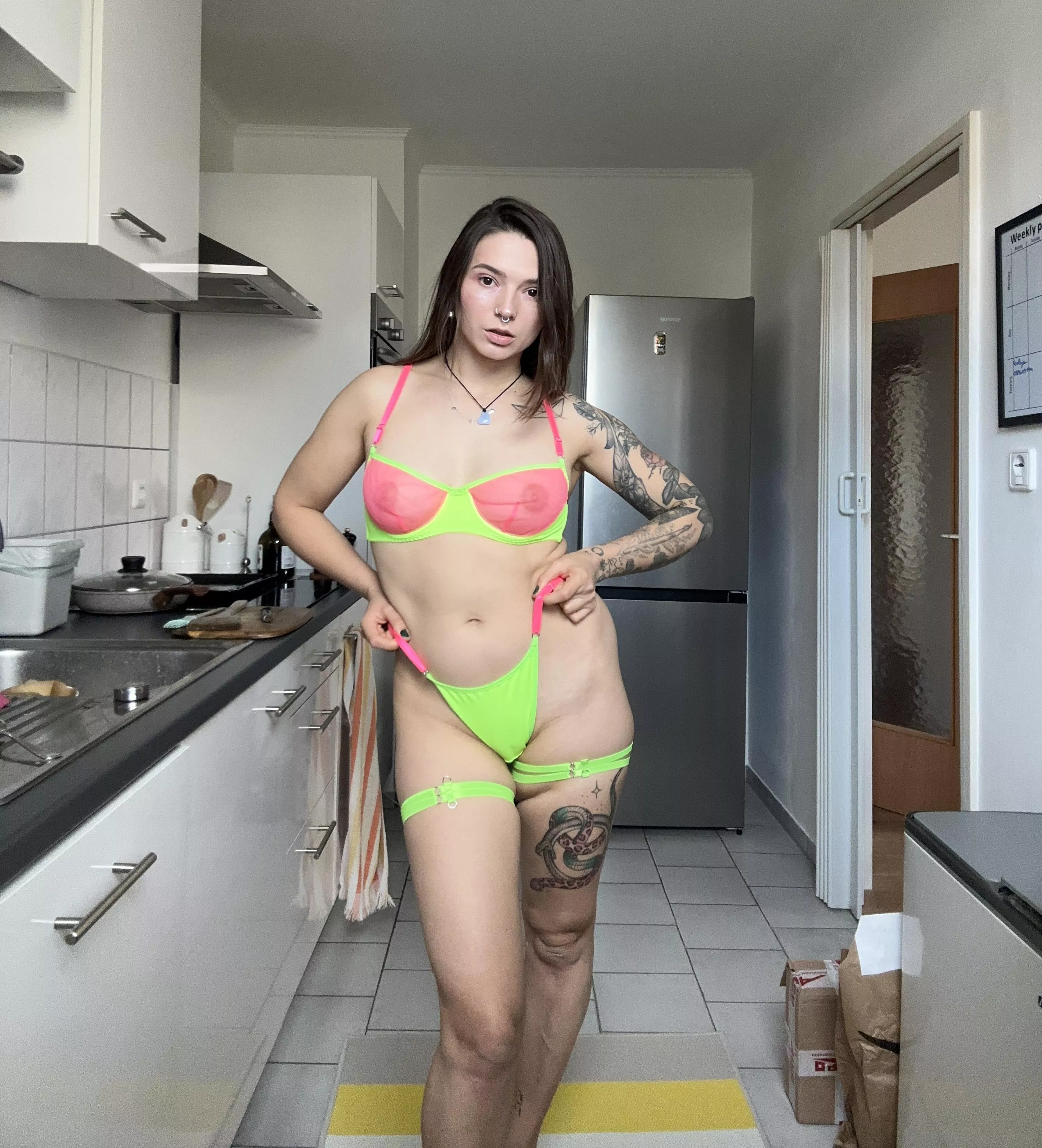 I love lingerie see through