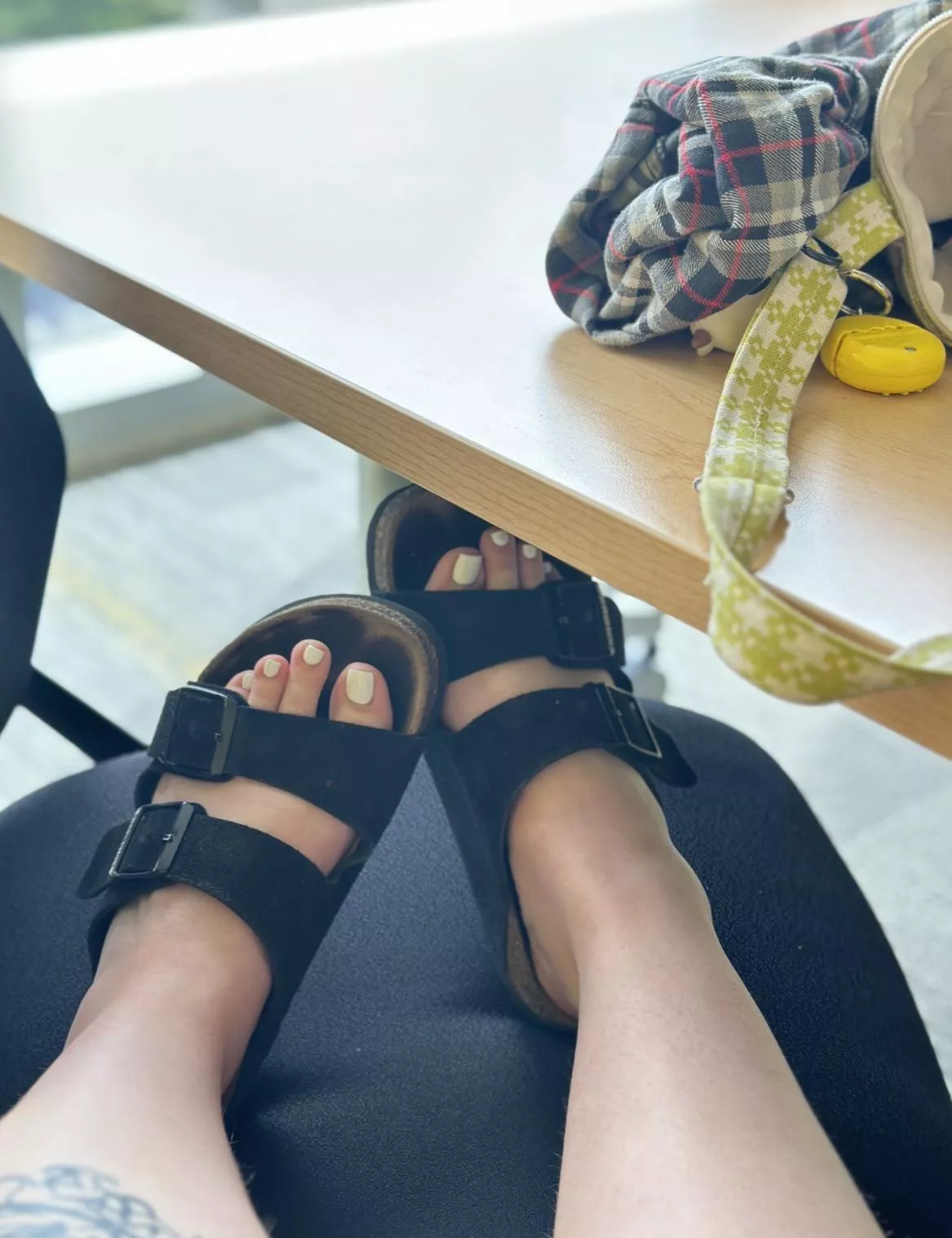 I love wearing my Birks to go study 🤫