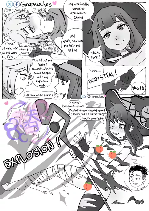 KONOSUBA BODYSWAP COMMISION 2/4~ @Grapeaches This is the second part ✨ pls enjoy 💕