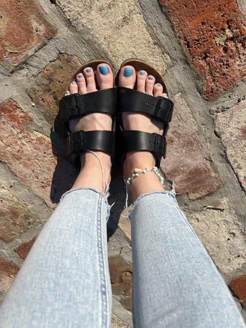 Missing the good weather when I could wear Birks