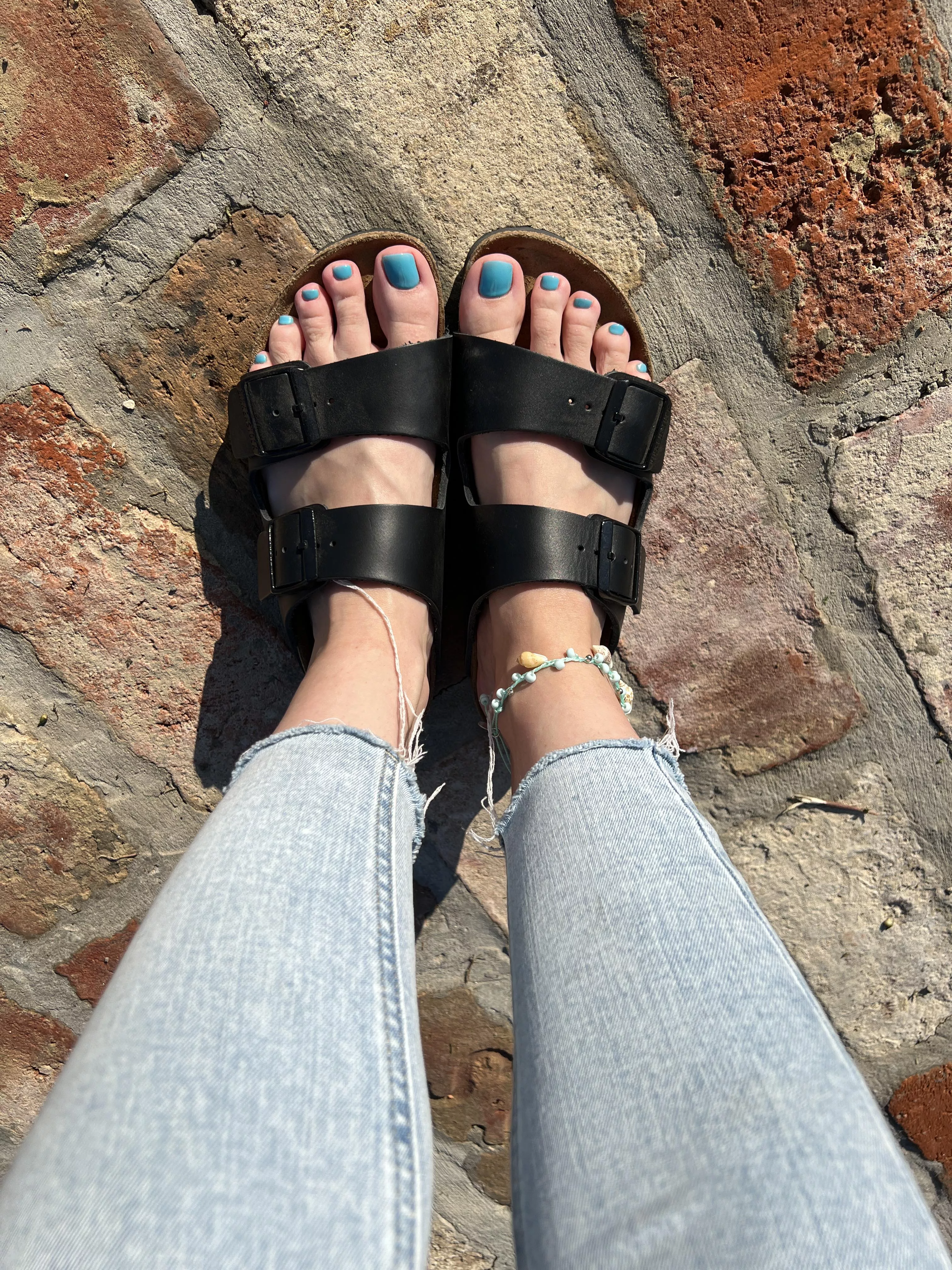 Missing the good weather when I could wear Birks