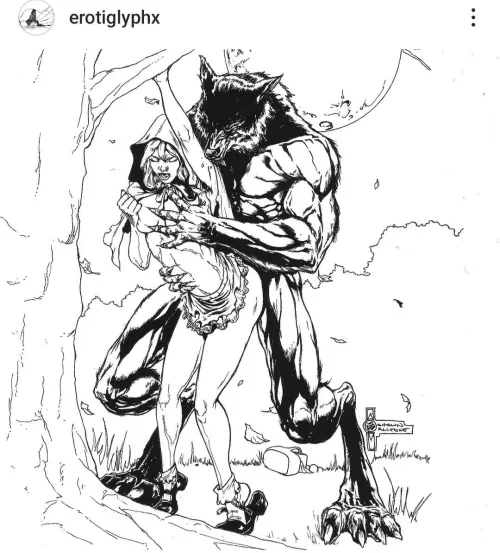 Red Riding Hood found a better picnic, granny can wait [erotiglyphx]