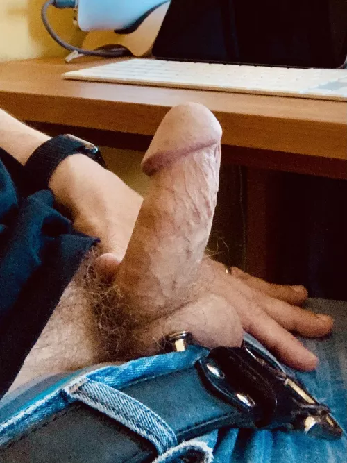 Standing at attention 