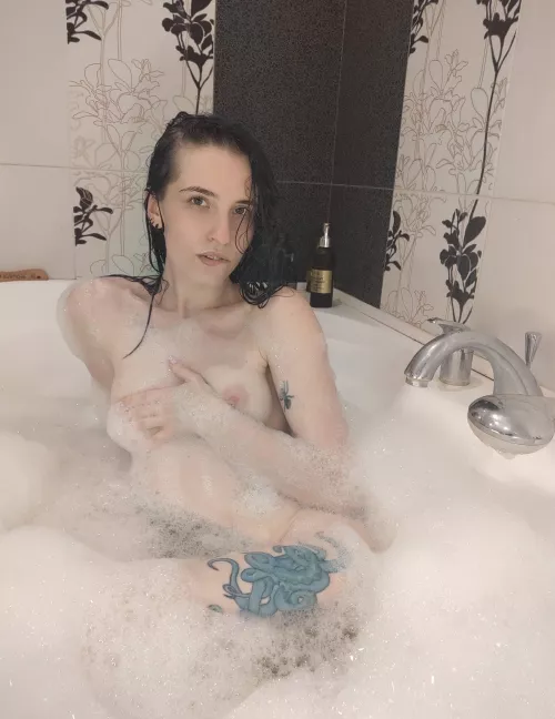 take a warm bath and tease you