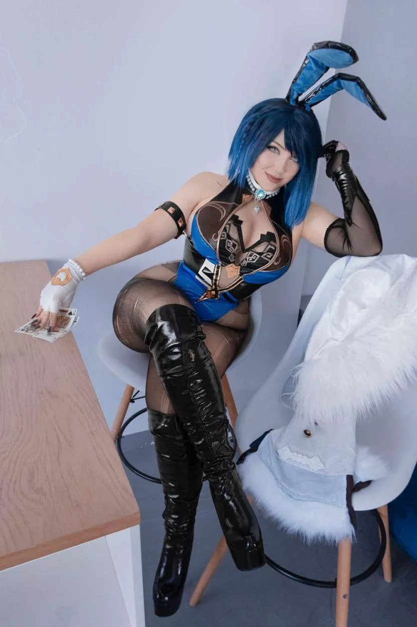 Yelan cosplay by me (Kuroitsune) 