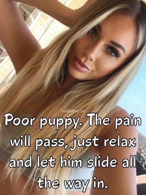 You realise that once you take one, they’ll just get bigger and more often, right? 