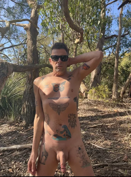 A day in the sun in the nude