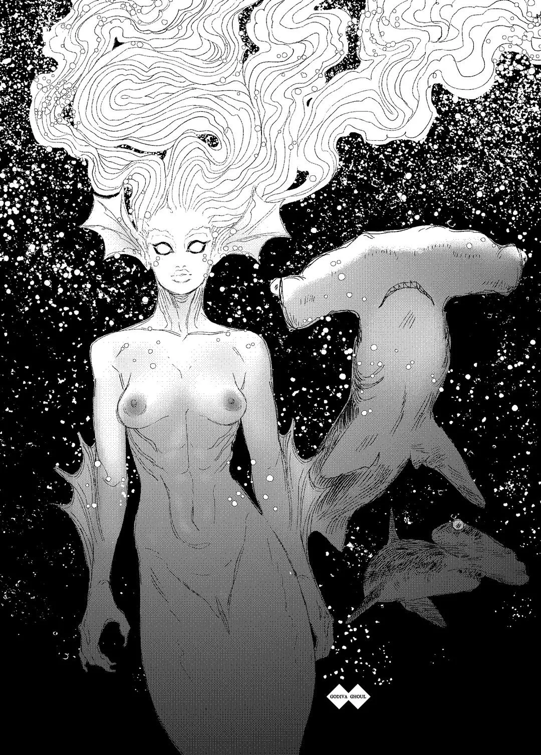 A deep sea creature [F] (art by Godiva Ghoul)