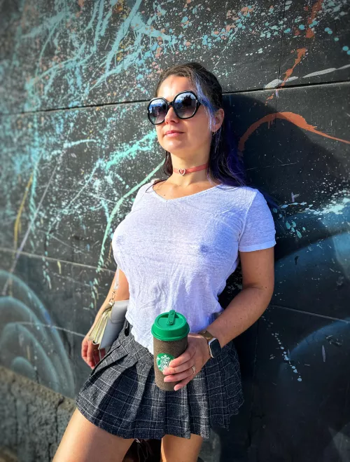 A quick coffee on my way into work.