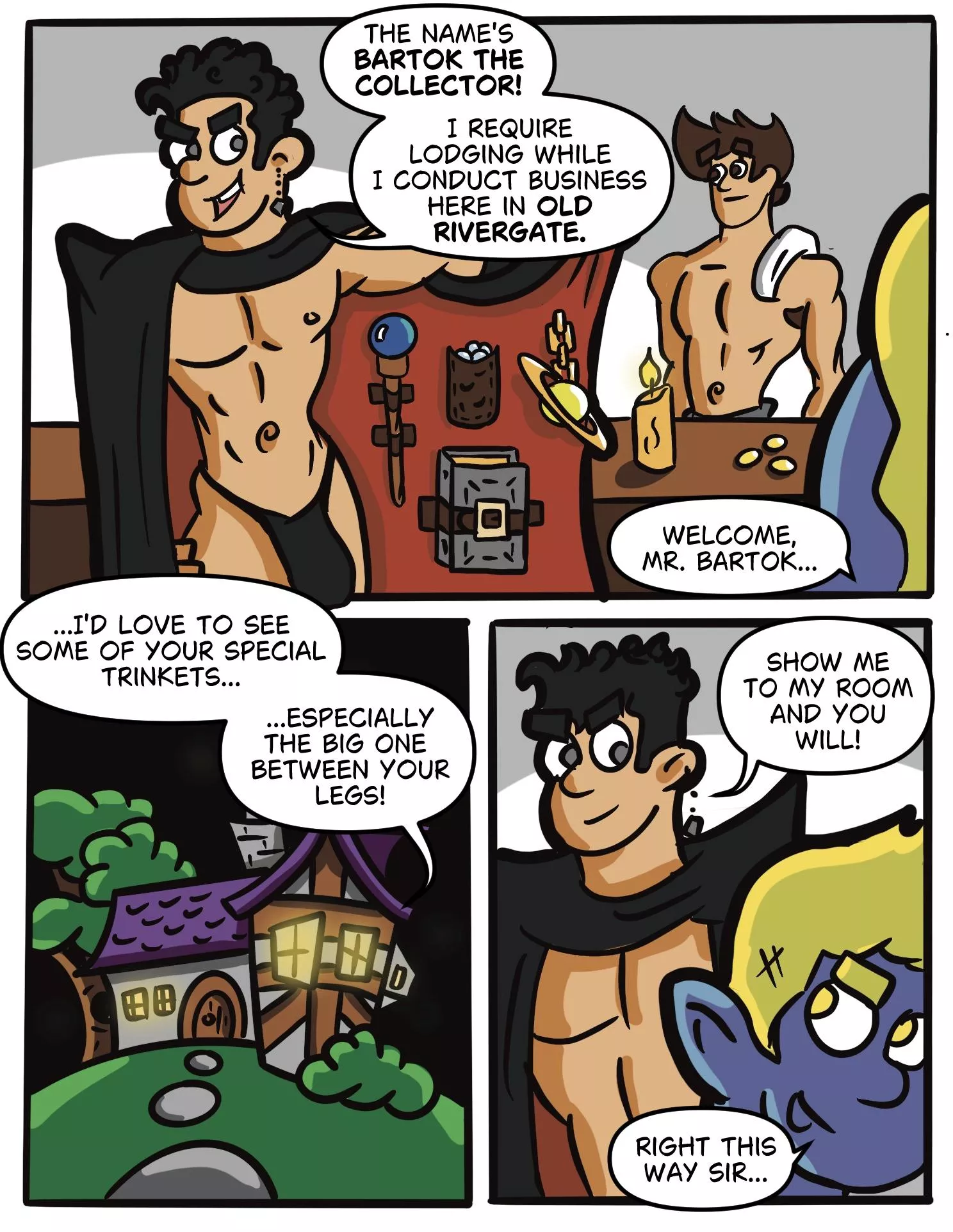 Bartok the Collector at the Vulture Tavern [OC]