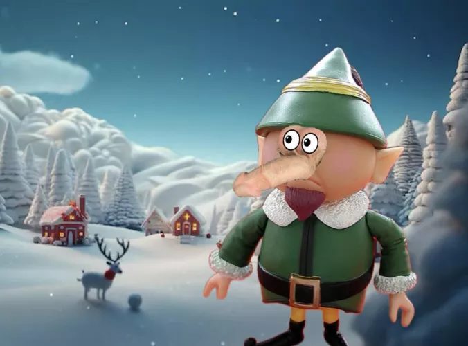 Boss Elf looking for his worker 🎁