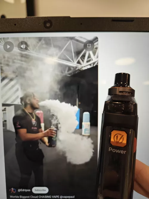 Can I blow this kind of cloud with my armour g?