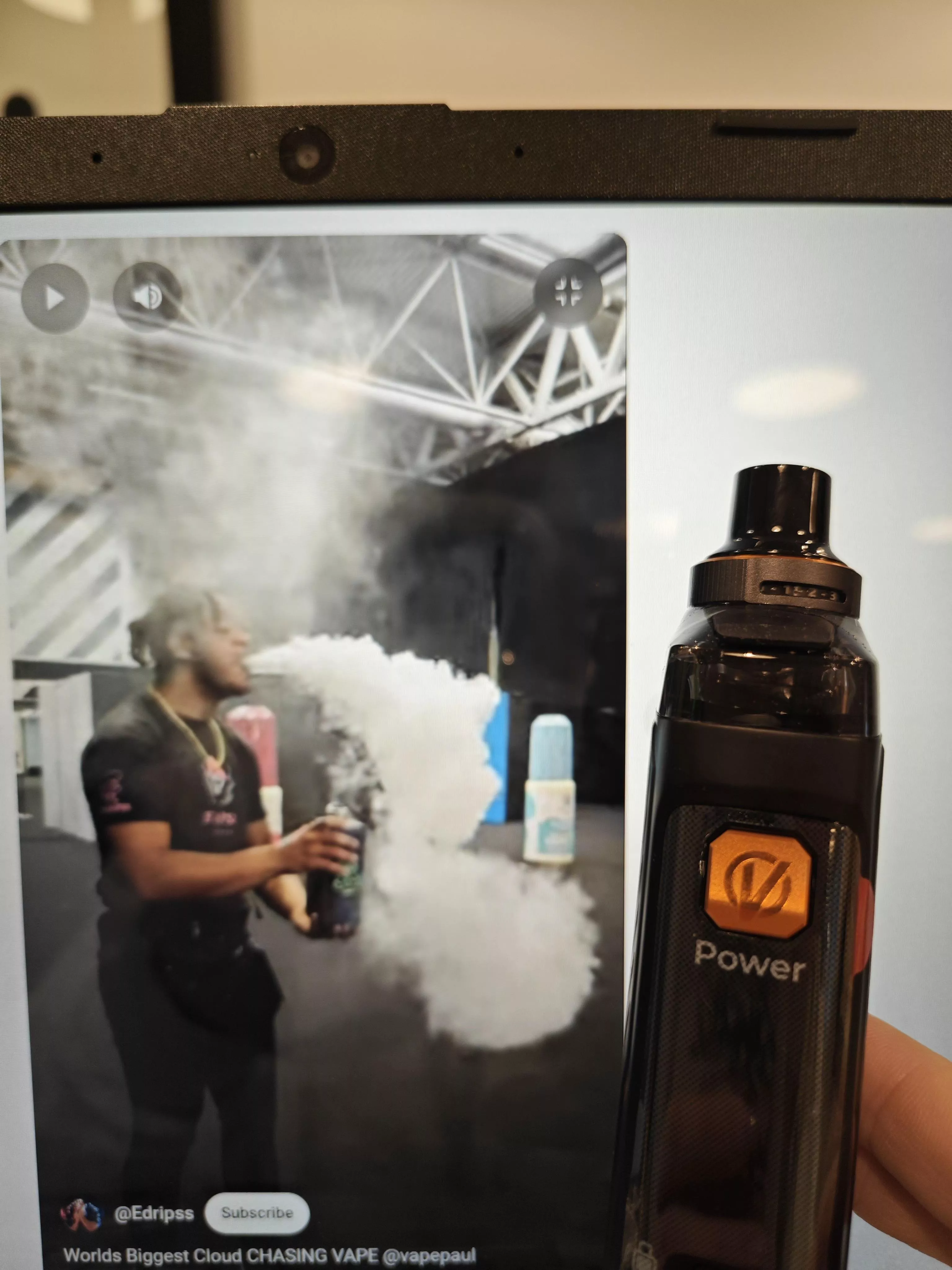 Can I blow this kind of cloud with my armour g?