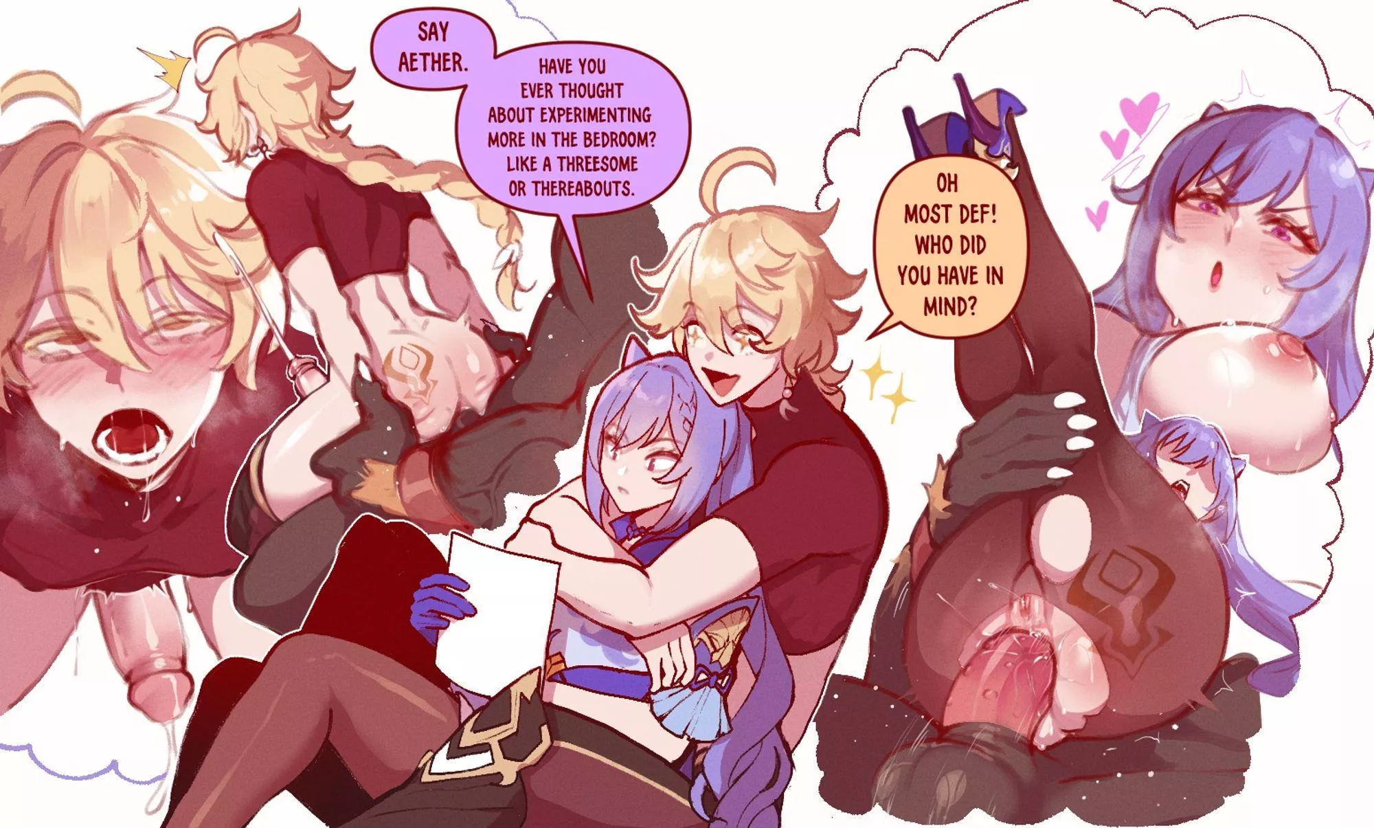 couples that get churled together, stay together (Nyantcha)