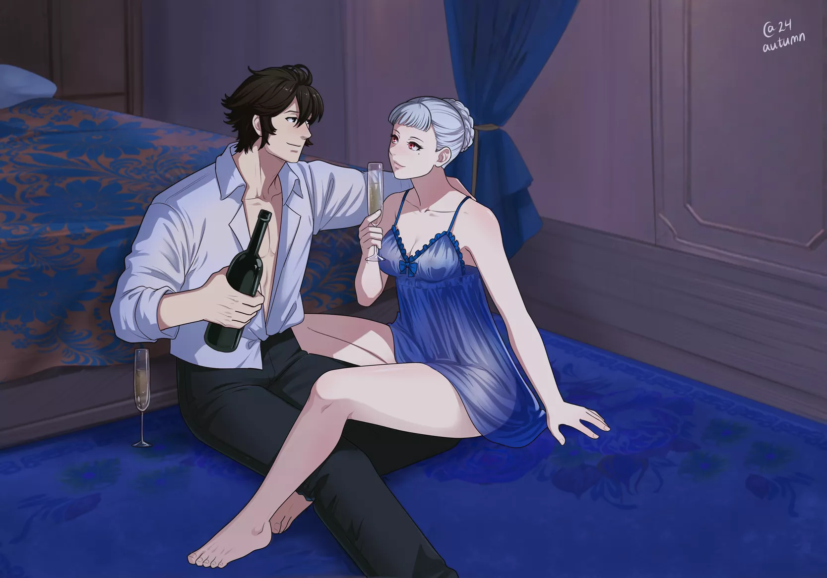 FE Awakening: Frederick & Phila [commission by Autumn Sacura]