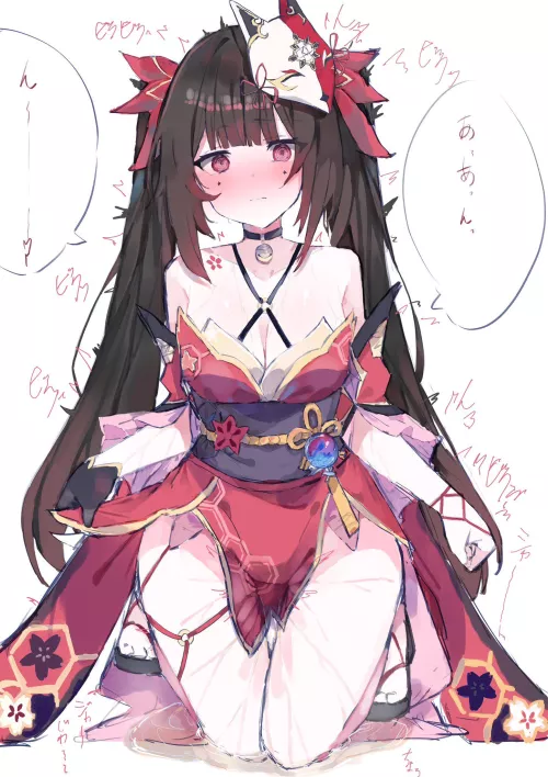 I didn’t know she had fireworks down there