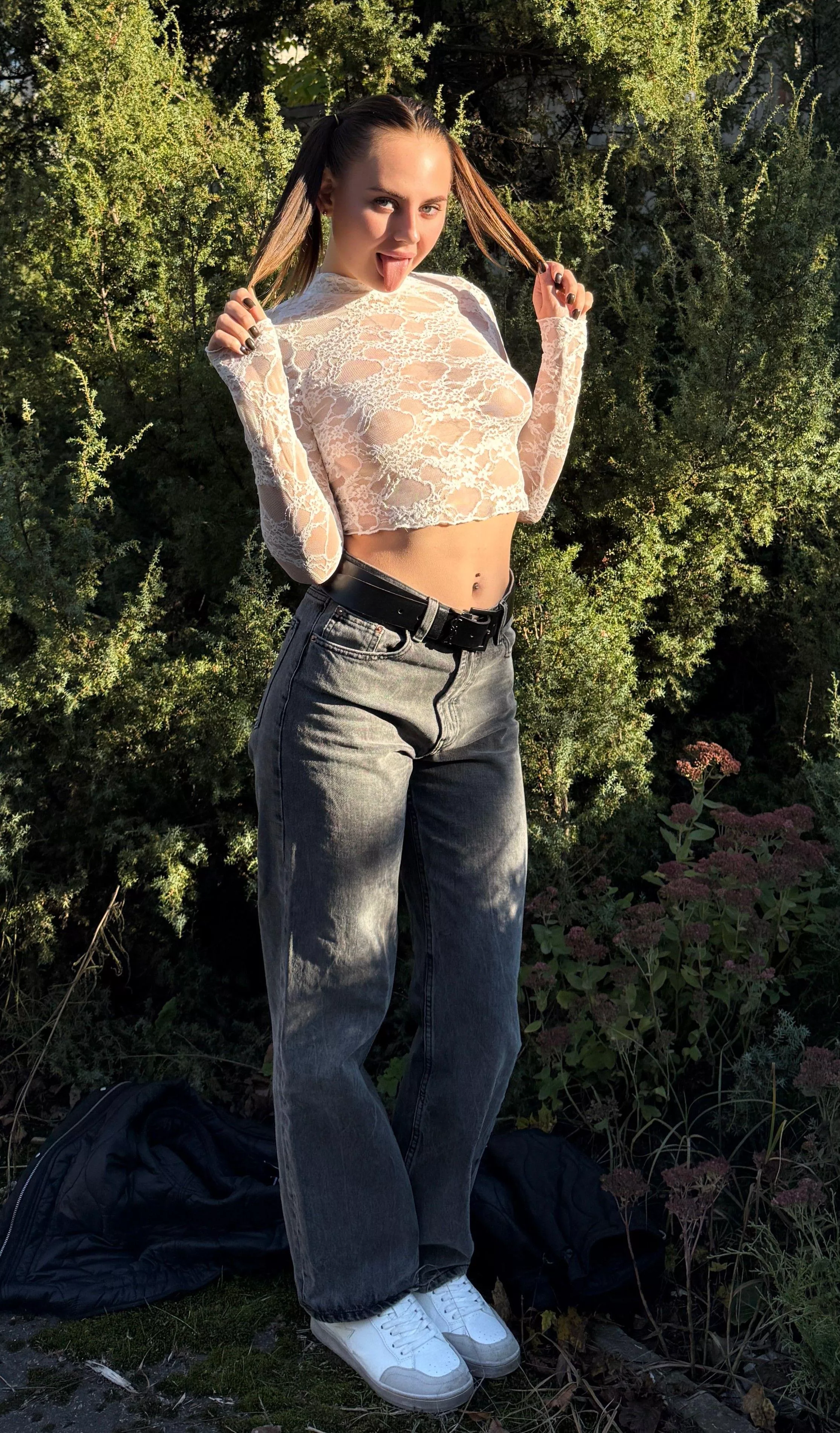 I feel like a slut in this see-through blouse [wife]