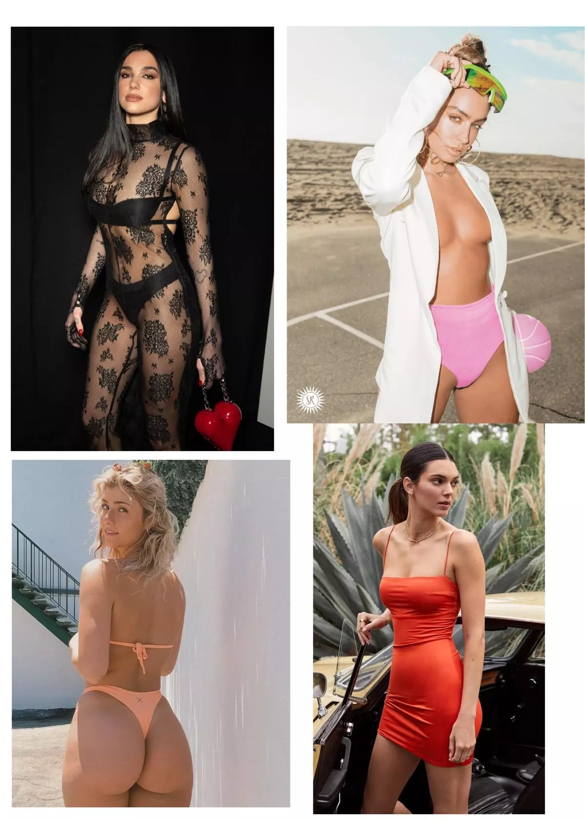Imagine being in a No Nut November and in chastity cage. Who would be the most mean and cruel mistress? and how? Dua Lipa, Sommer Ray, Faith Ordway, Kendall Jenner