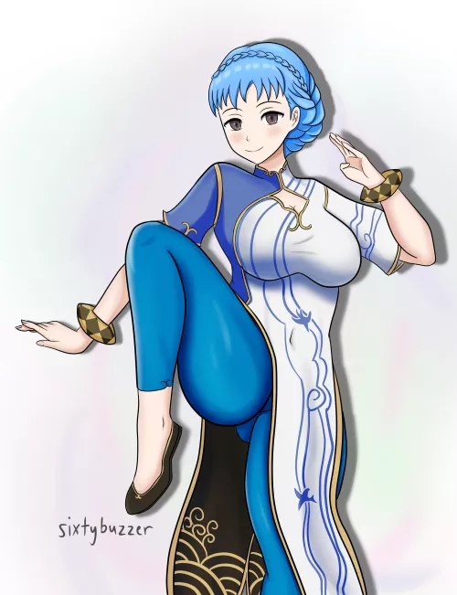 Marianne dressed as Chun-Li (Happy Birthday to Marianne) 