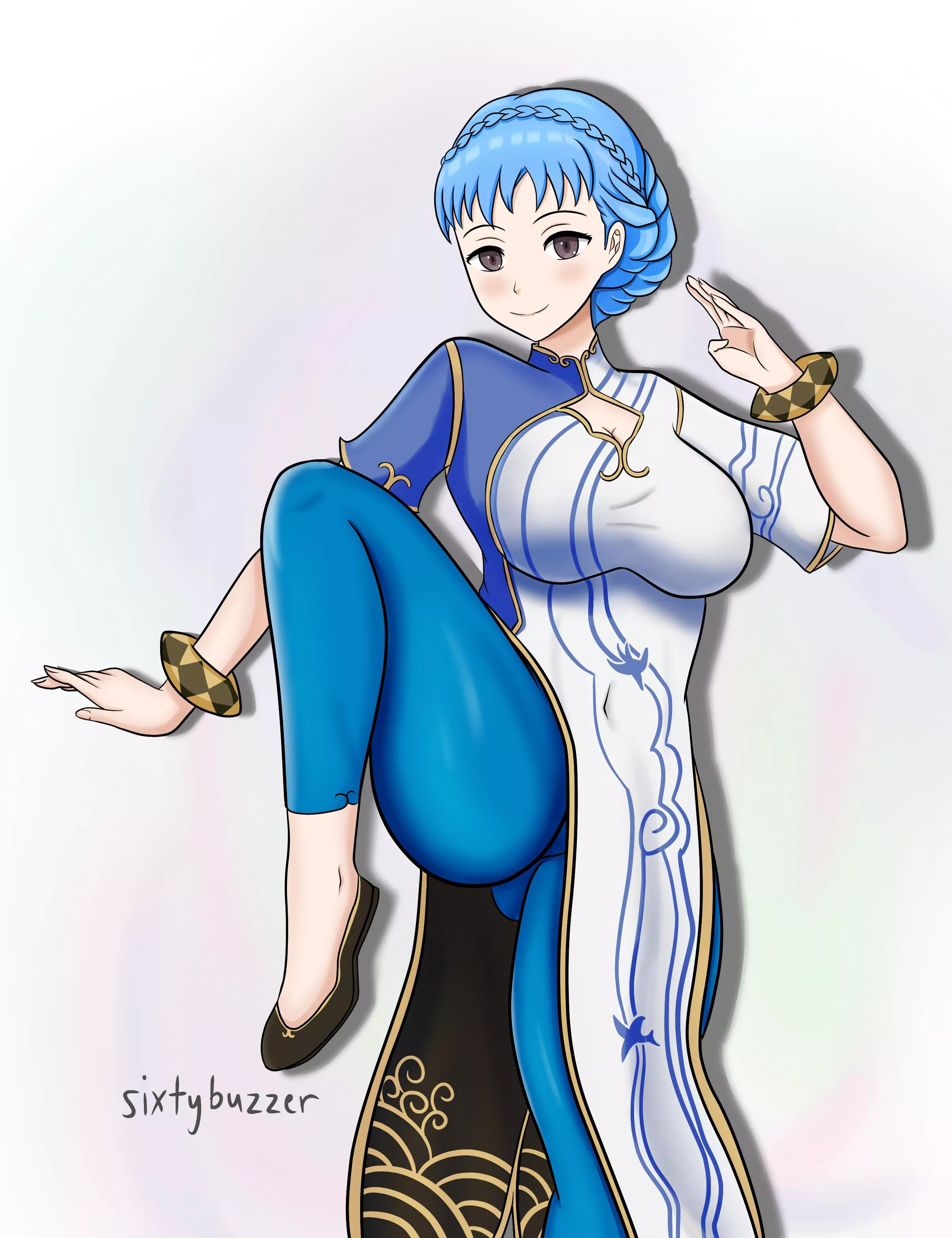 Marianne dressed as Chun-Li (Happy Birthday to Marianne) 
