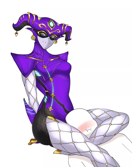 Mirage thigh thing [F] (Warframe) (@spaceMAXmarine)