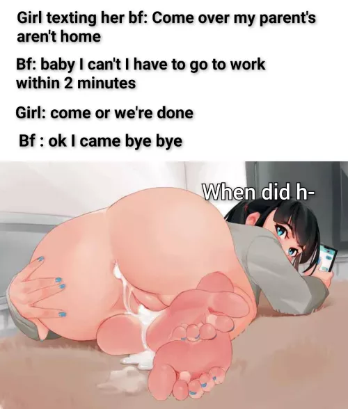 Never underestimate a man who's getting late to work 