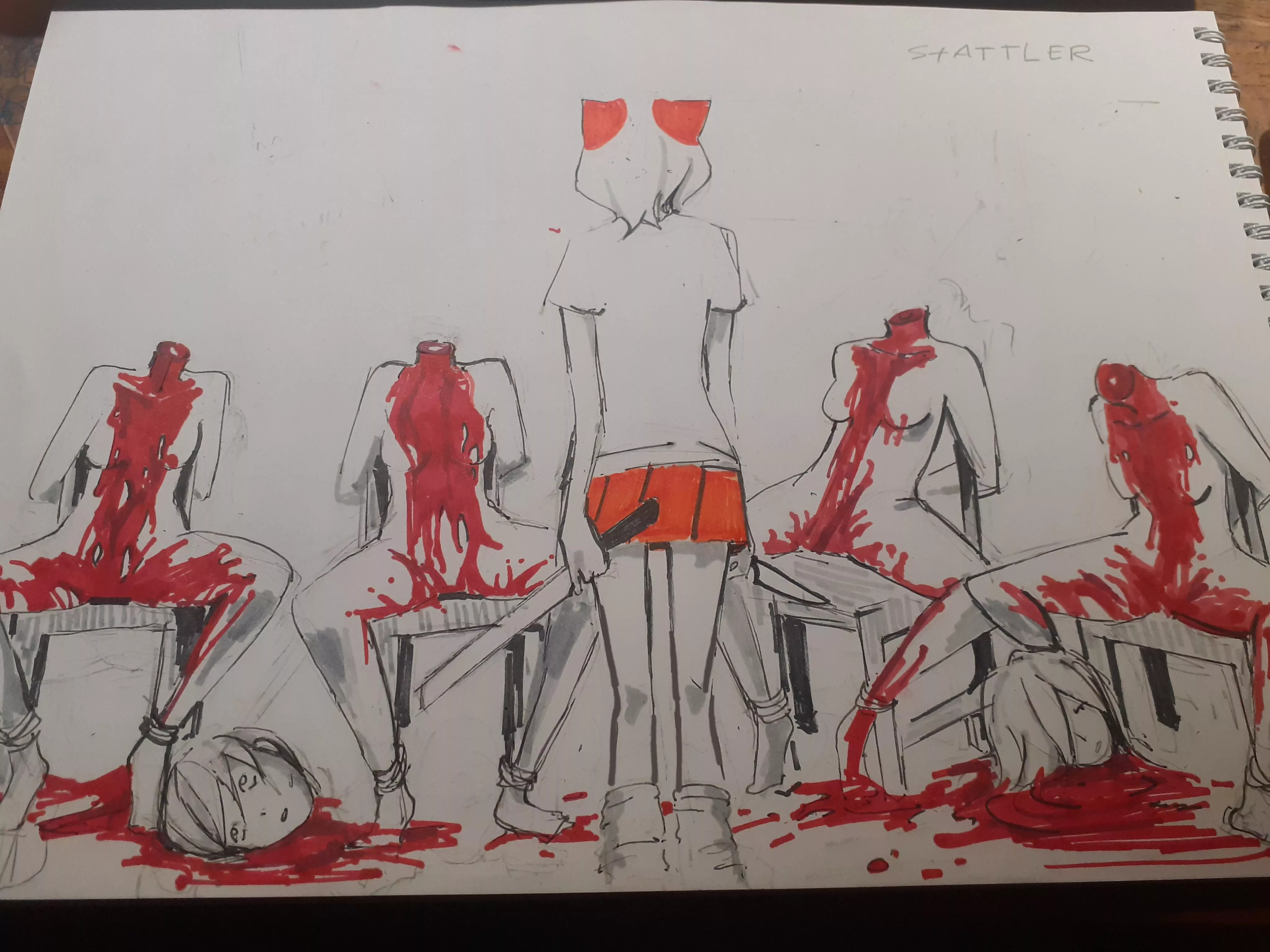 (Oc) beheading a bunch