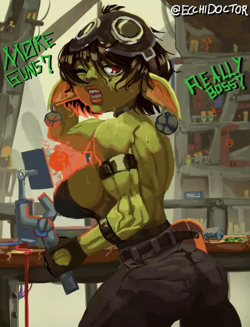 POV : You asked for your goblin lackeys to build more fire power. (OC)