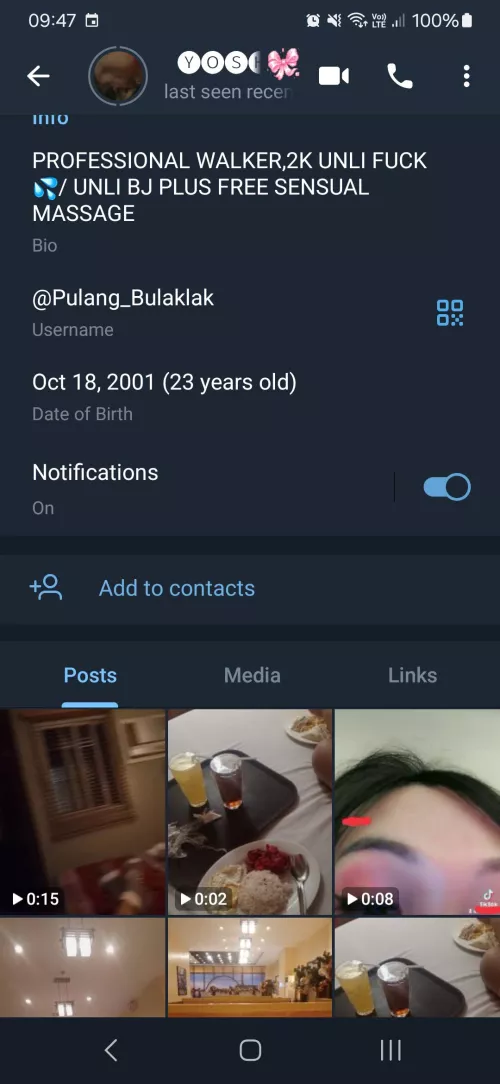 Scam or legit? Asking for dp