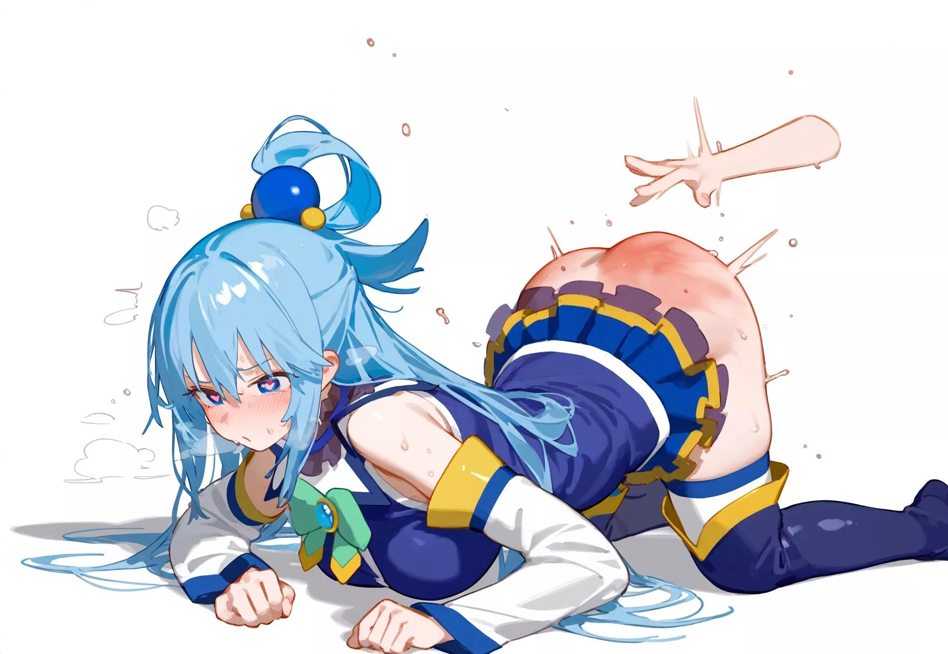 Spanking butt by Cinnamonn