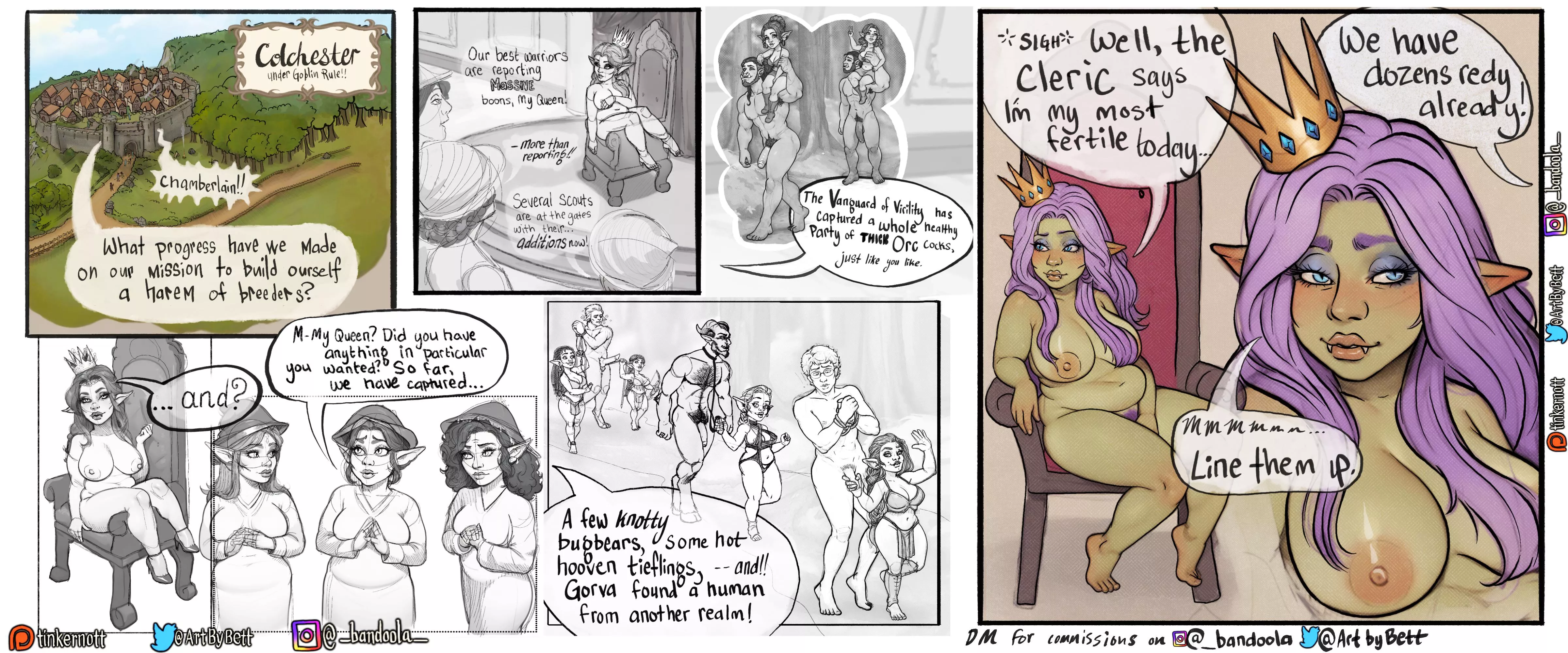 The Goblin Queen is building a harem 