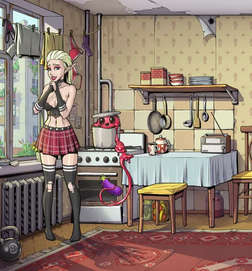 This eggplant is so seductive, you can forget about the stew... [Souper game]