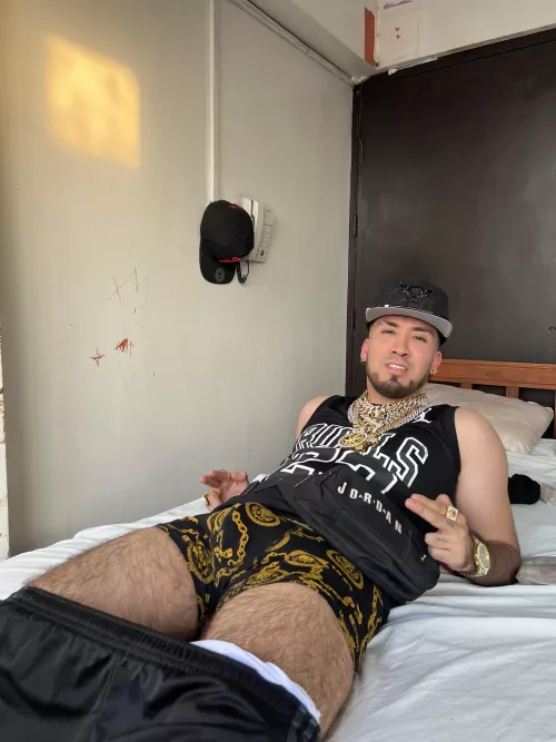 This hard bulge will make an impression on you haha, just try me