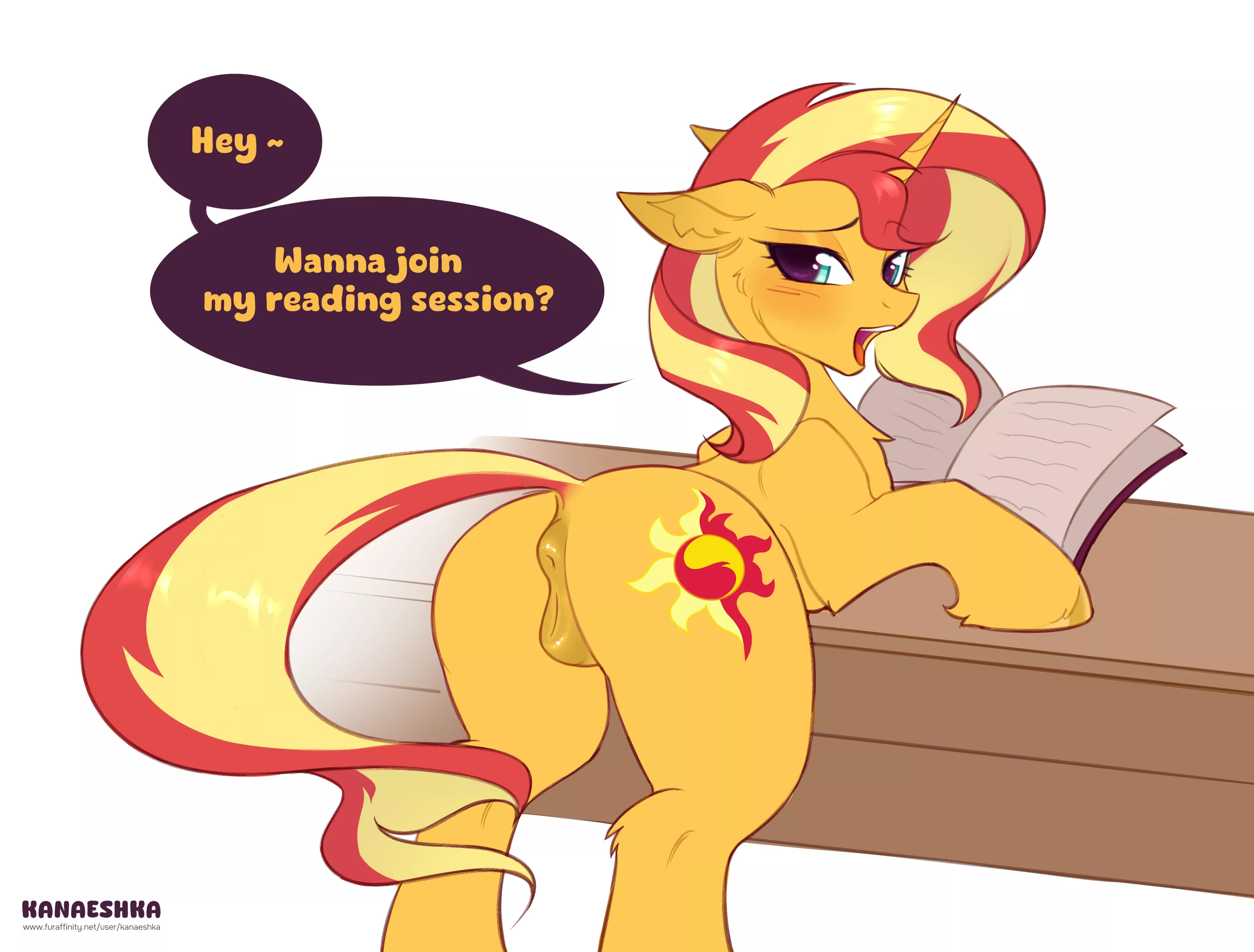 Wanna join my reading session? (by Kanaeshka)
