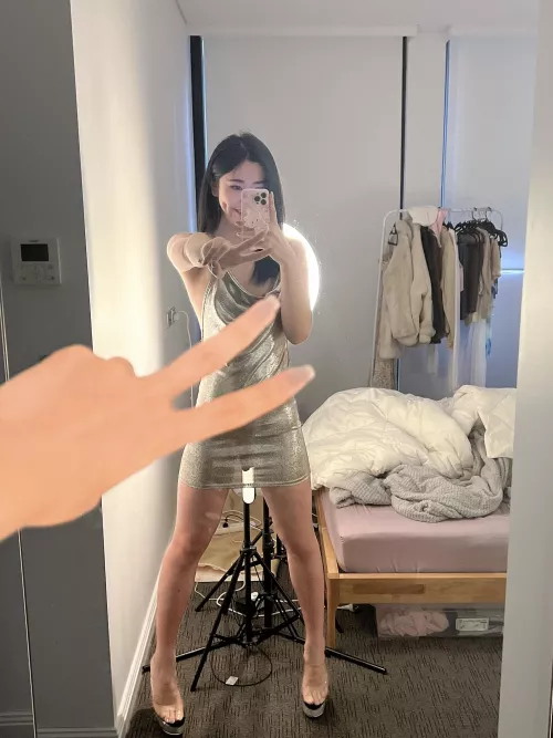 What’s under my dress🥹