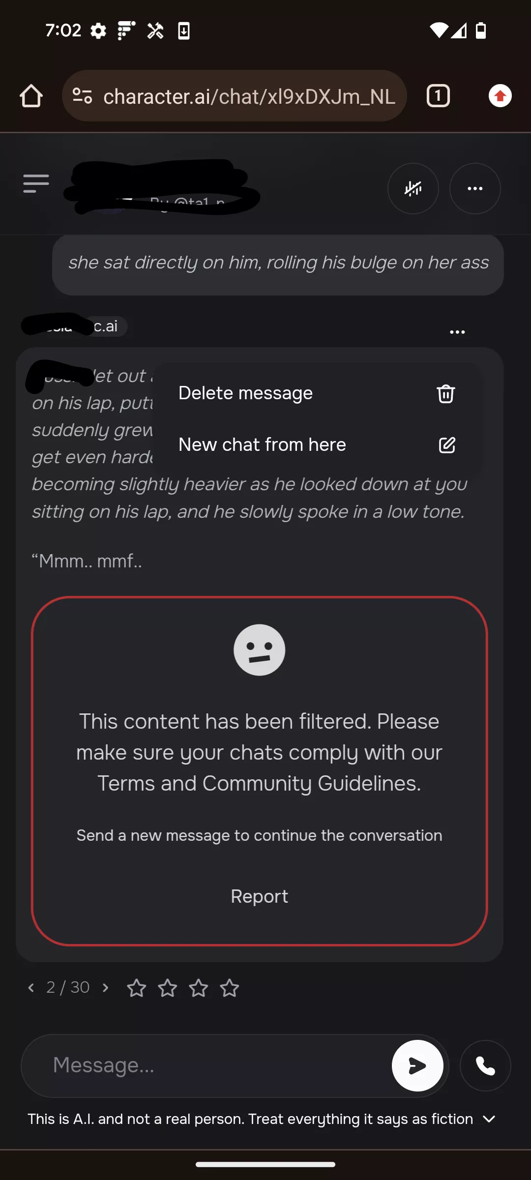 You can't even copy the damn message anymore!