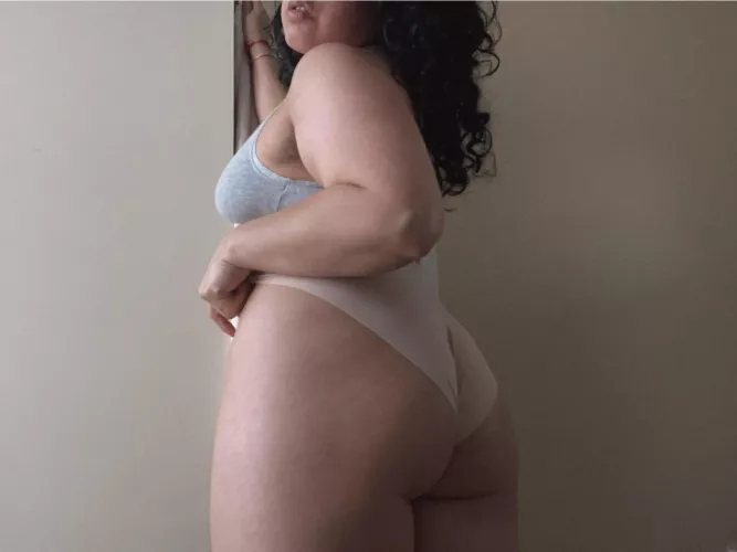 A heavenly view of my booty