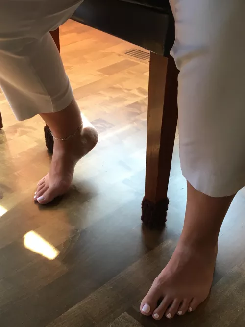 Anklet, Barefoot, Under the table