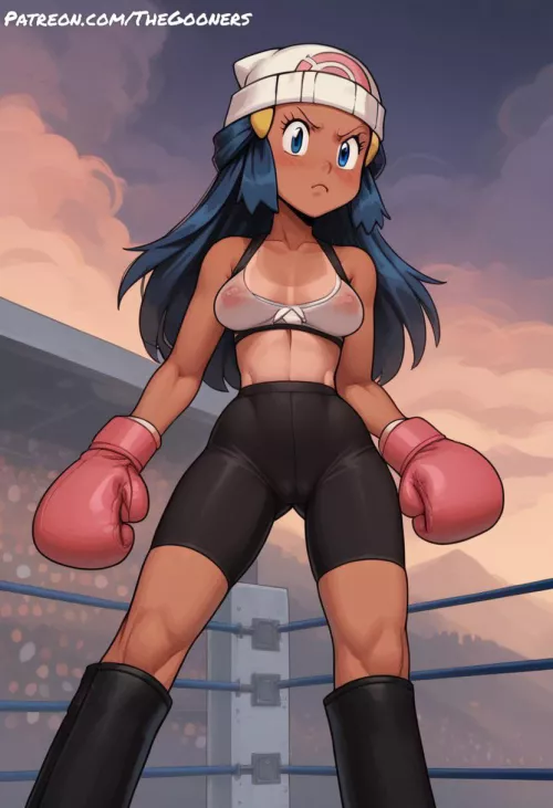 Dawn is a good fighter 
