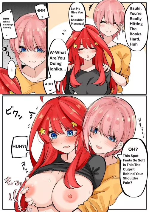 Ichika Playing With Itsuki Boobs