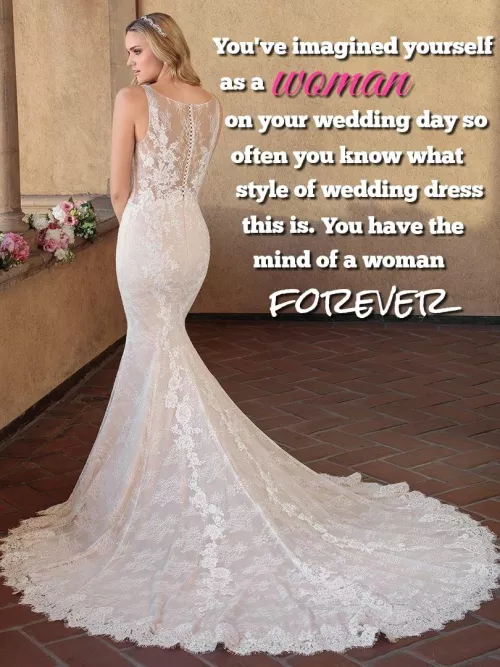 I’ve always wanted to be a bride 🥰