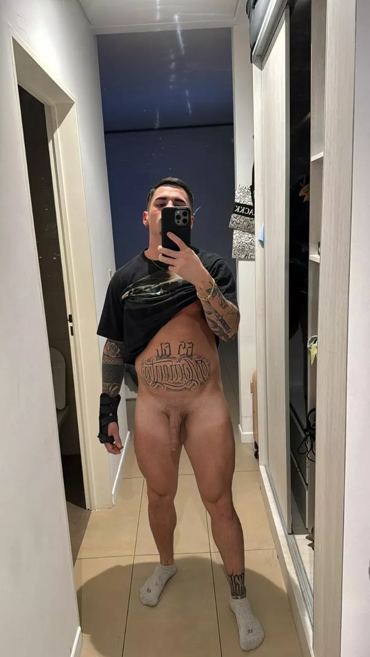 just a naked gangster boy