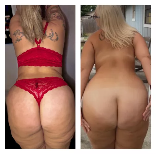 Panties on Vs. panties off 