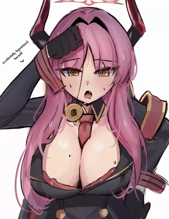 satsuki accidentally hypnotized herself (iog626)