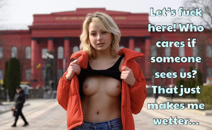 She likes it public [taya helenova]