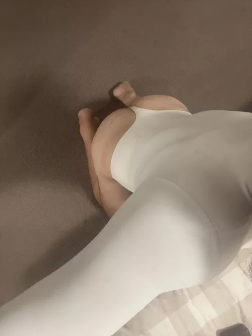 Skiing in my wife’s bodysuit 