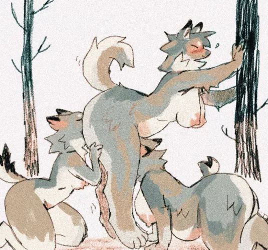 Three in the woods (Unknown Artist) [FFF]