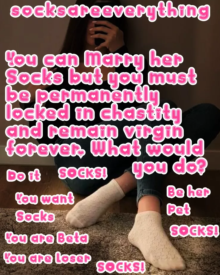 You can marry and fuck my dirty socks, but you must first marry them! Marry my dirty socks and breed them with your pathetic useless watery broken dead end beta sperm!!!